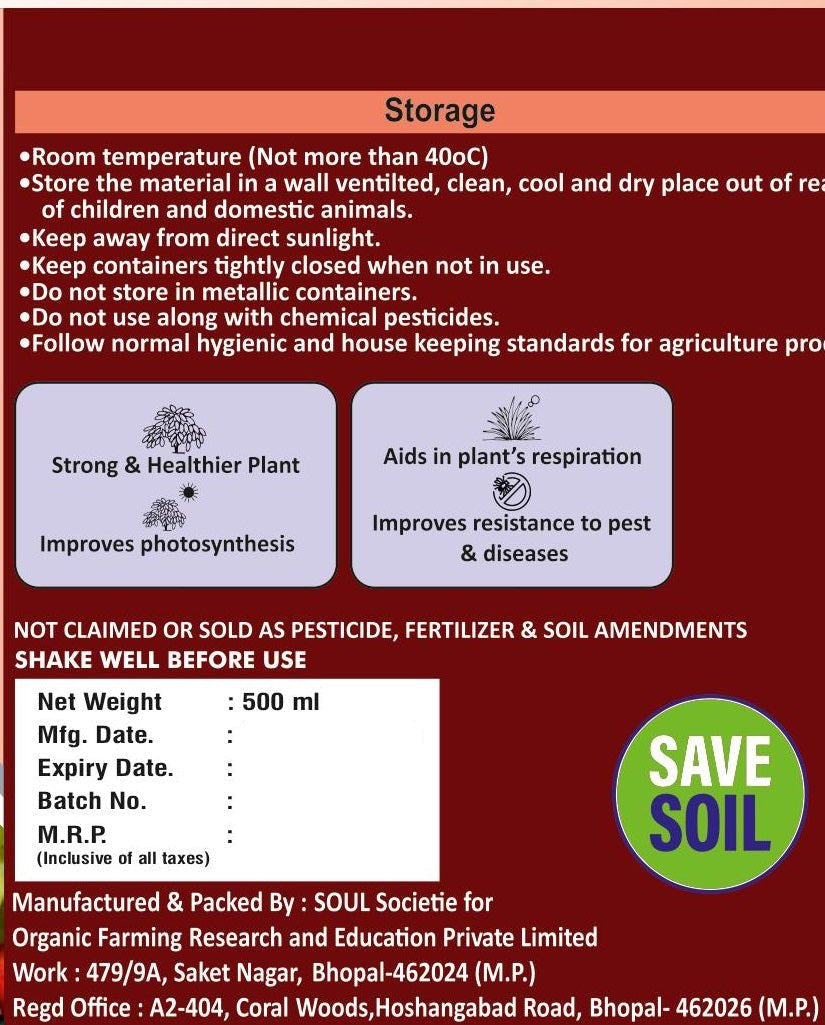 Nano Particle Calcium - SOUL SOCIETY FOR ORGANIC FARMING