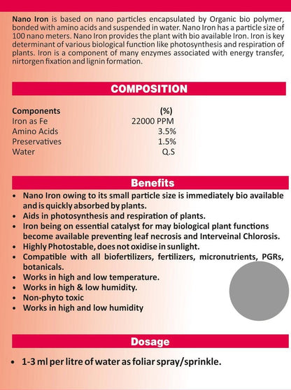 Nano Particle Iron - SOUL SOCIETY FOR ORGANIC FARMING