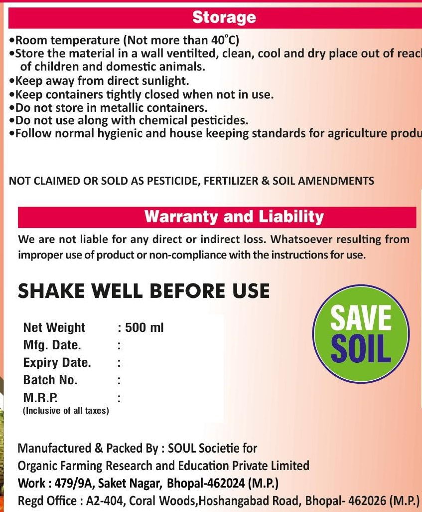 Nano Particle Iron - SOUL SOCIETY FOR ORGANIC FARMING