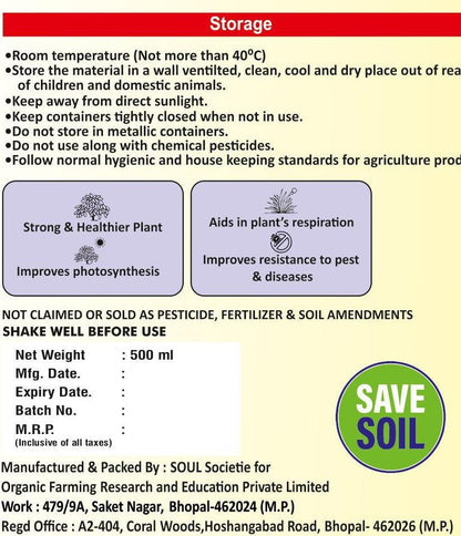 Nano Particle Sulphur - SOUL SOCIETY FOR ORGANIC FARMING