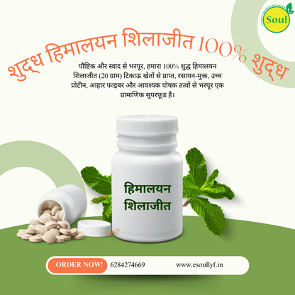 Pure Himalayan Shilajit 100 % Pure - SOUL SOCIETY FOR ORGANIC FARMING