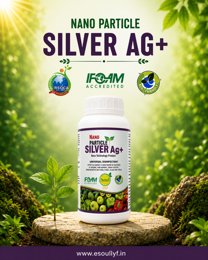 Nano Silver AG+ for Bacterial, Viral & Fungal Diseases | Plant Protection Formula