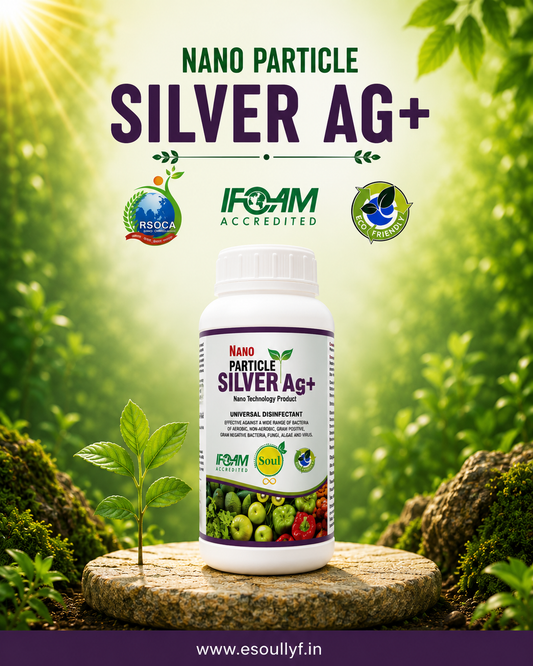 Nano Silver AG+ for Bacterial, Viral & Fungal Diseases | Plant Protection Formula