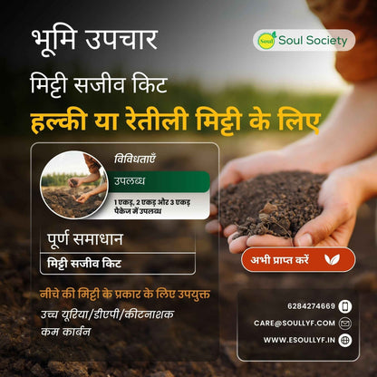 Soil Rejuvenation Kit - For Light or Sandy Soil - SOUL SOCIETY FOR ORGANIC FARMING