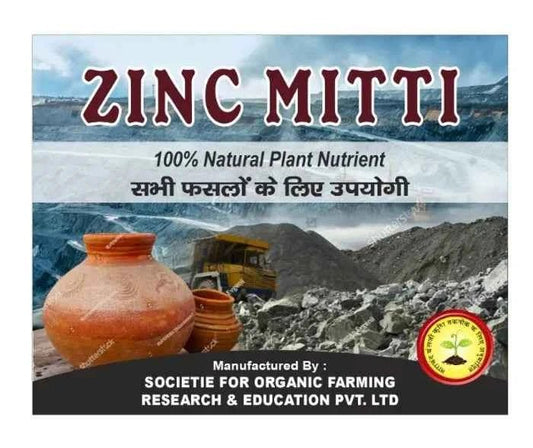 Zinc Soil | Zinc Mitti 100 gm - SOUL SOCIETY FOR ORGANIC FARMING